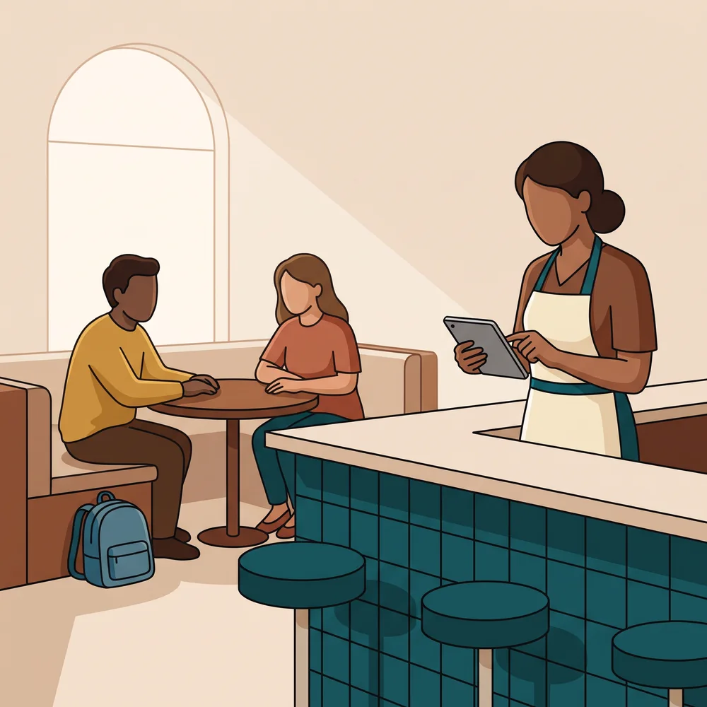Apron Strings/Hard Hats illustration