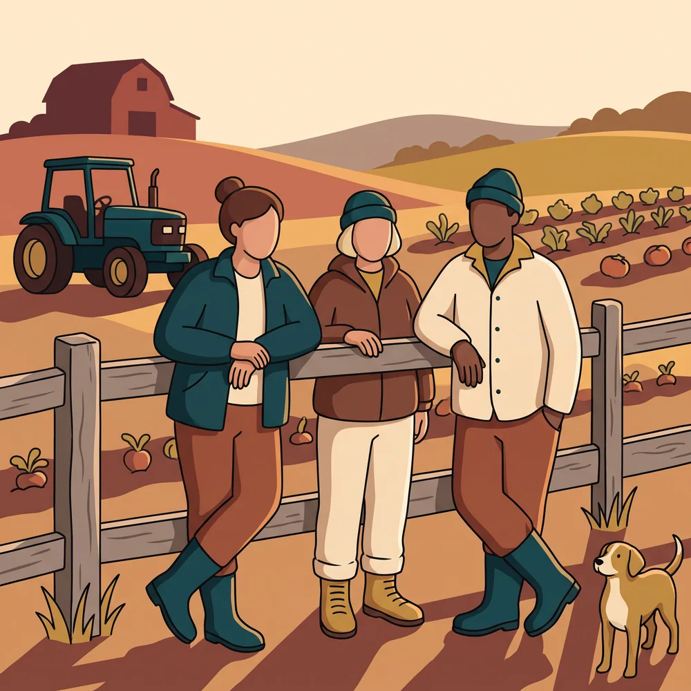 Farmers Circle illustration