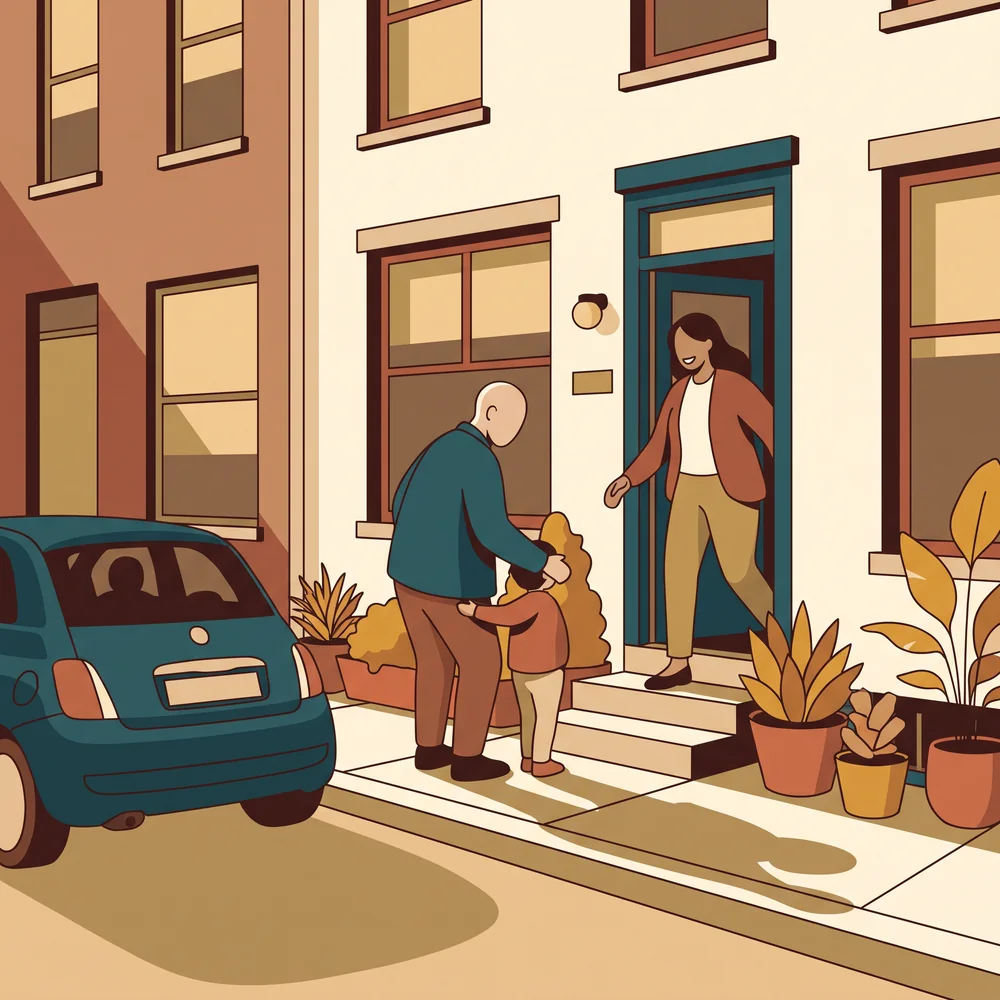 Los Novios illustration