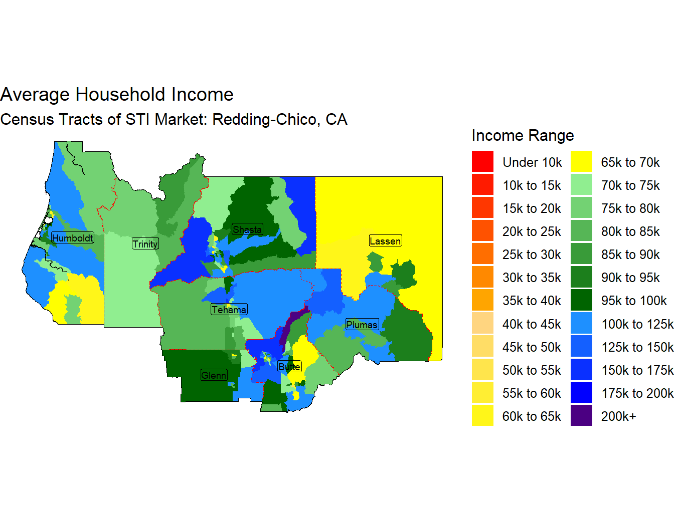 Household Income Thematic