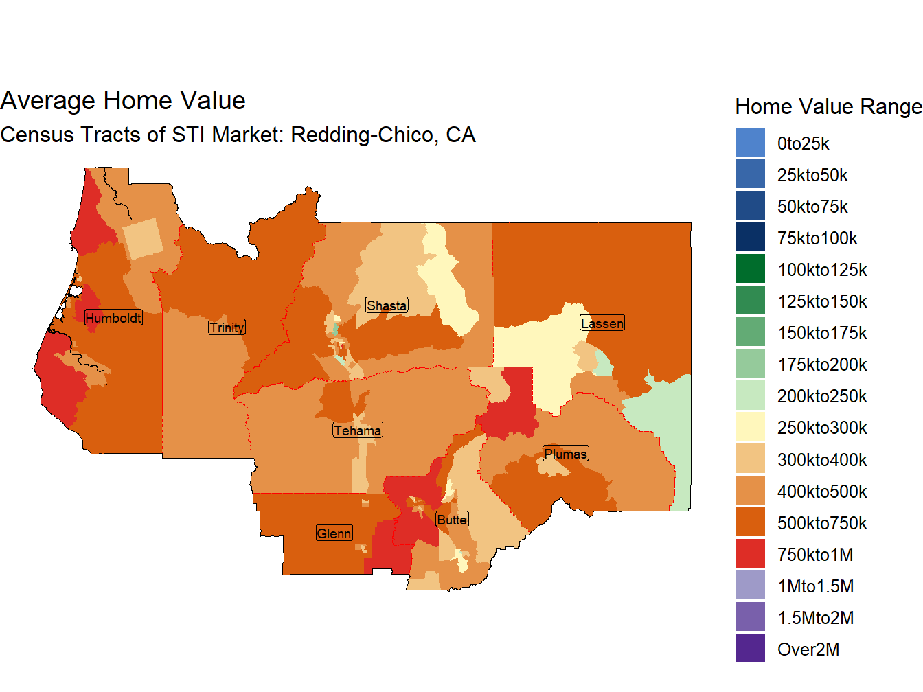 Home Value Thematic