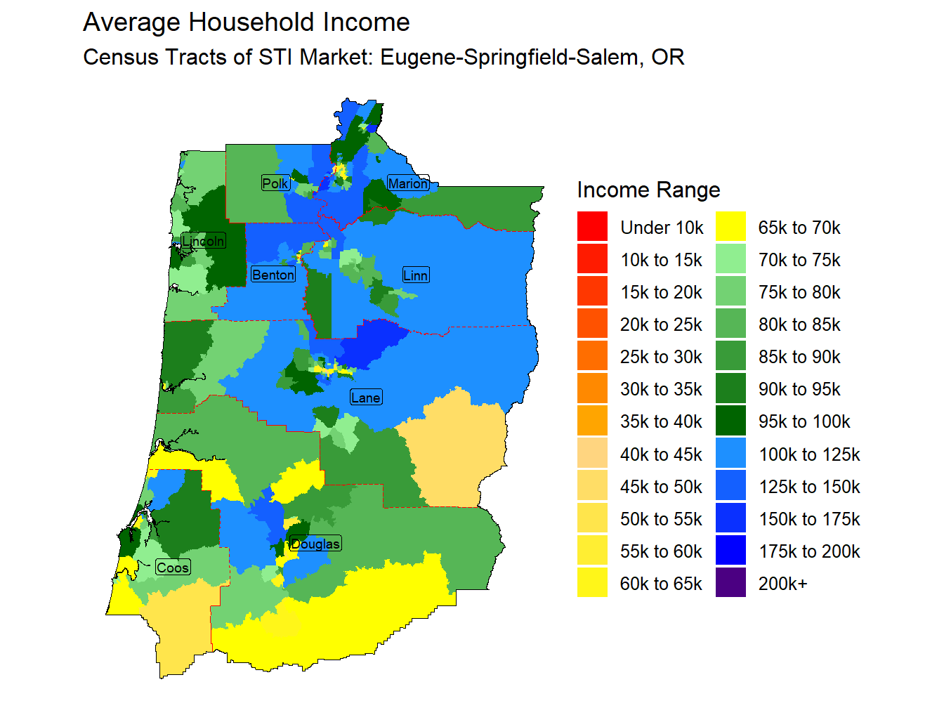 Household Income Thematic