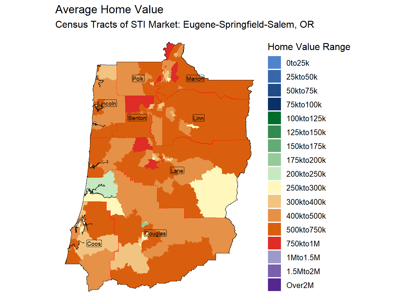 Home Value Thematic