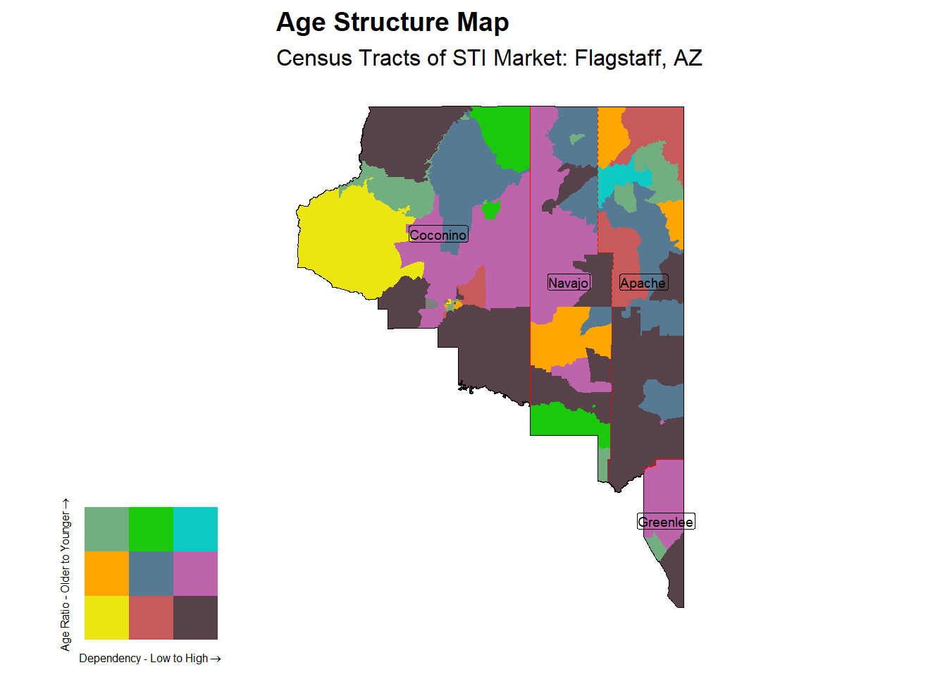 Age Structure Class by Census Tract