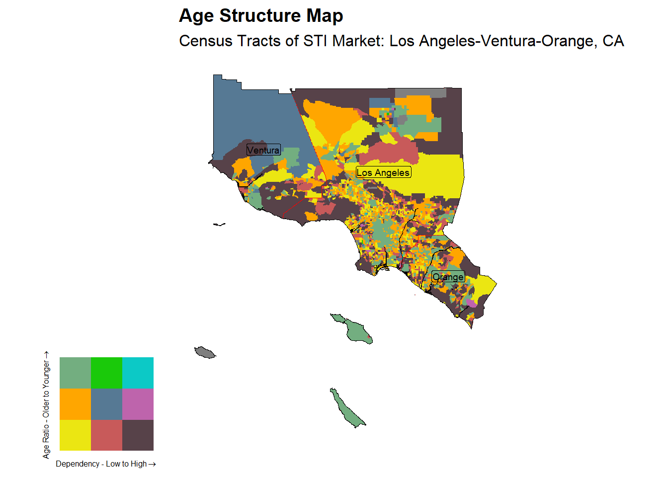 Age Structure Class by Census Tract