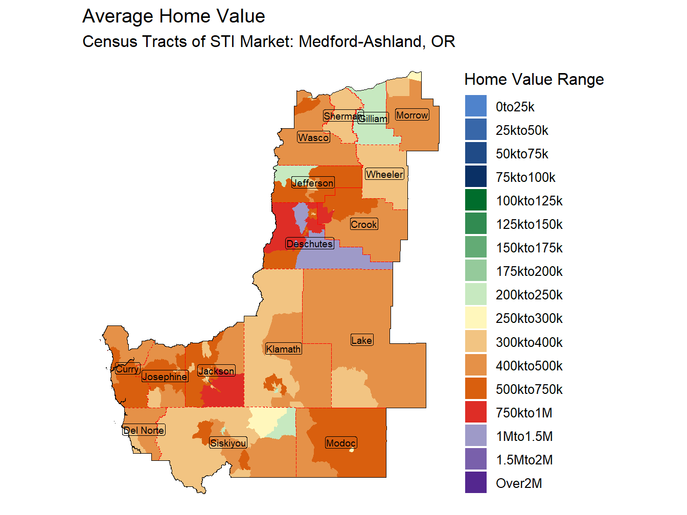 Home Value Thematic