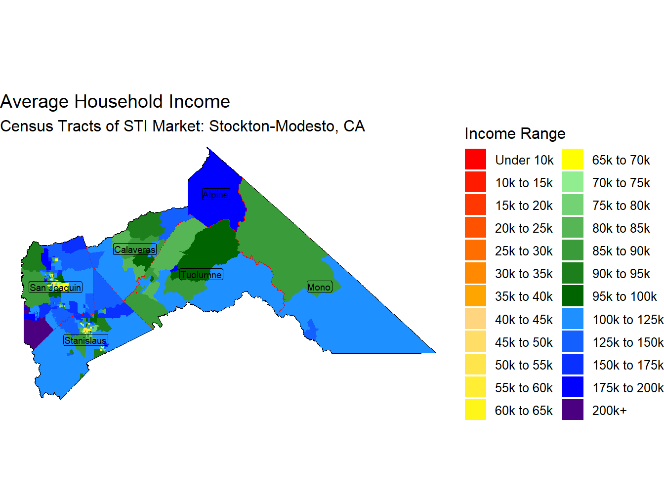 Household Income Thematic