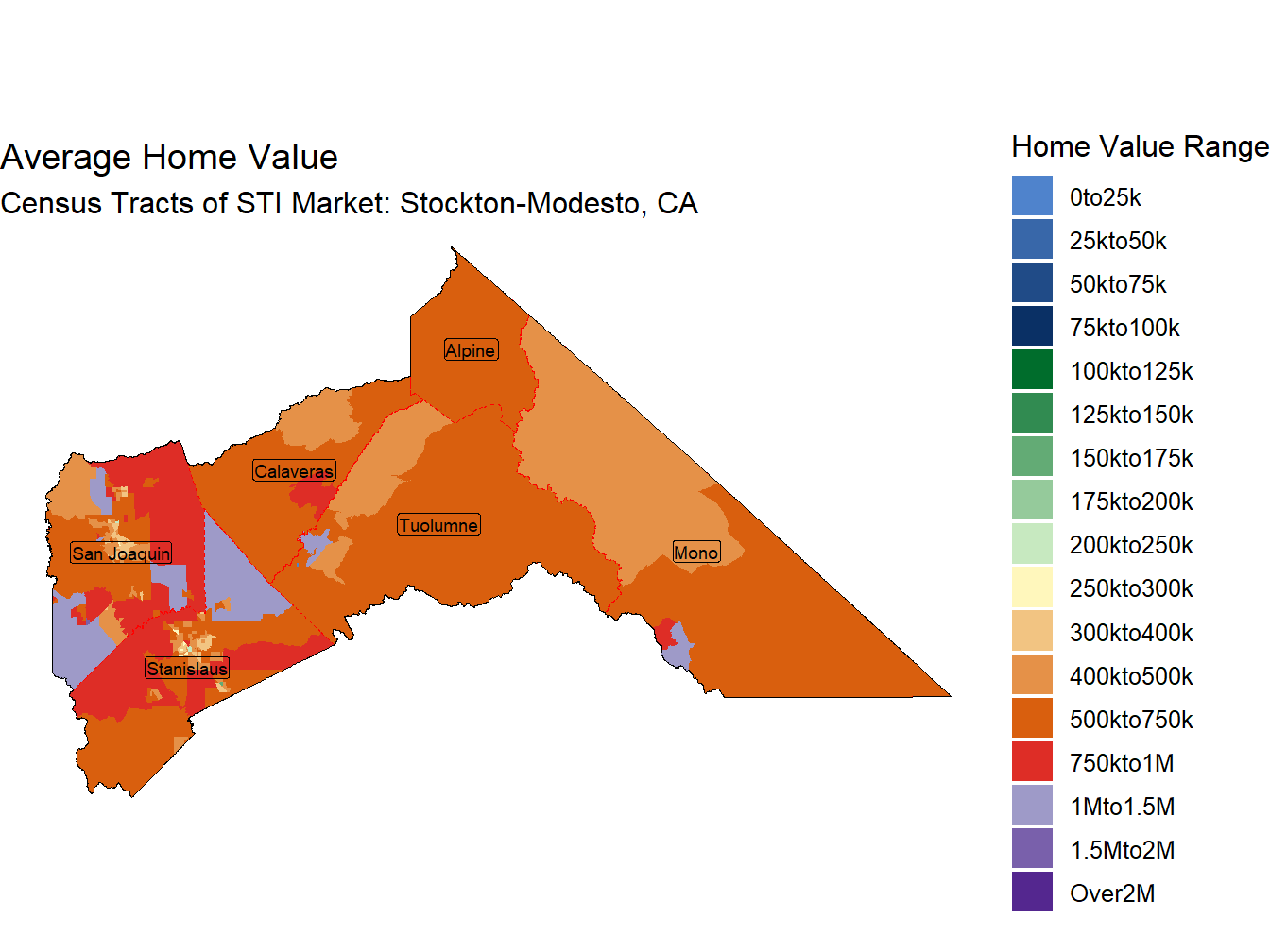 Home Value Thematic