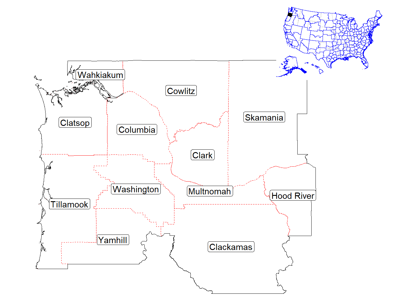 Counties in the Market