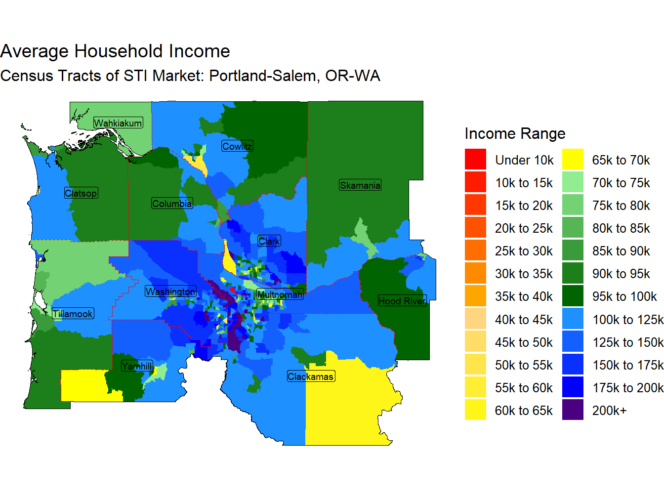 Household Income Thematic