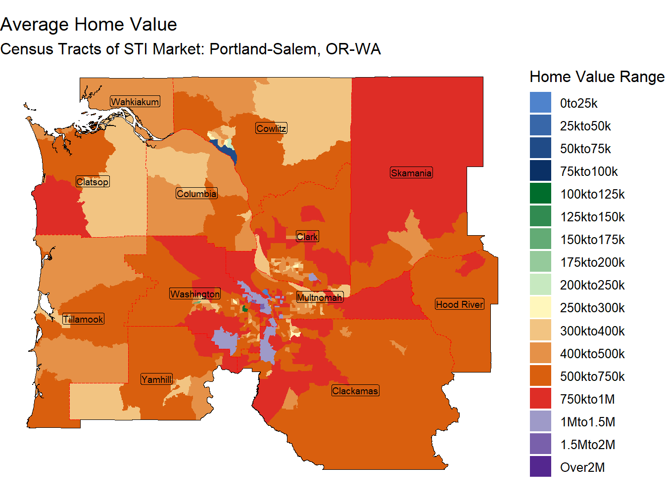 Home Value Thematic