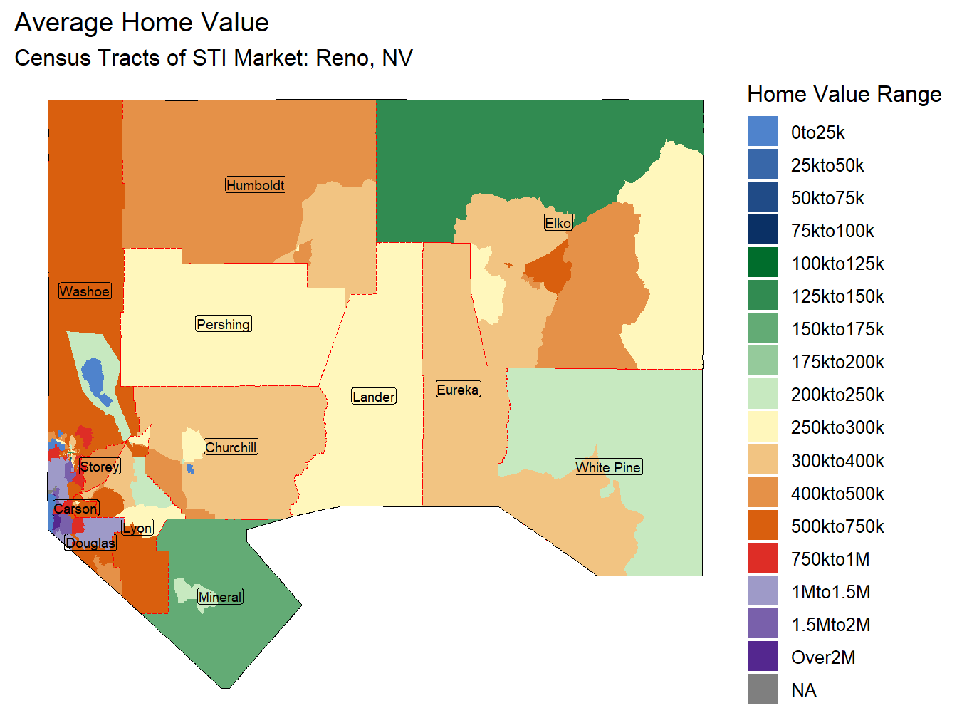 Home Value Thematic