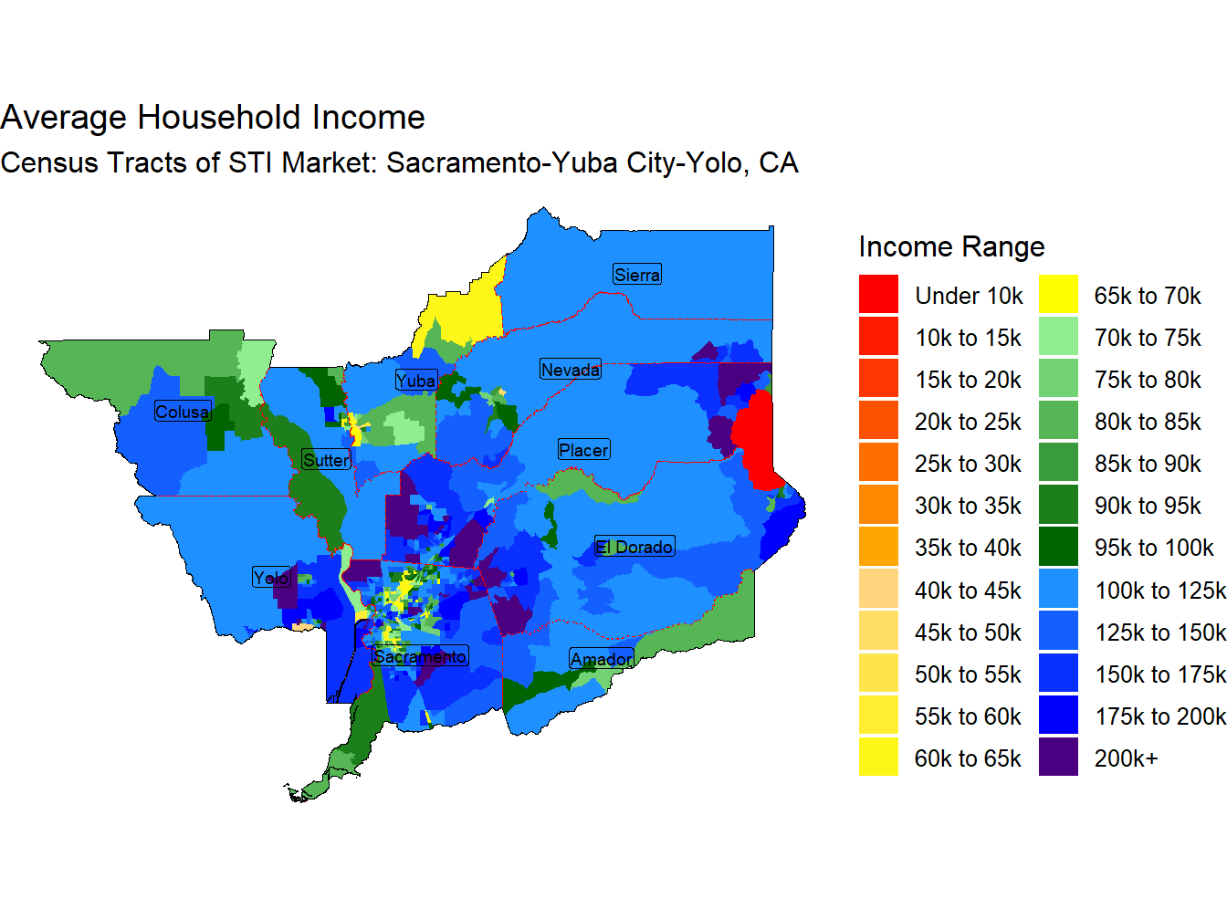 Household Income Thematic
