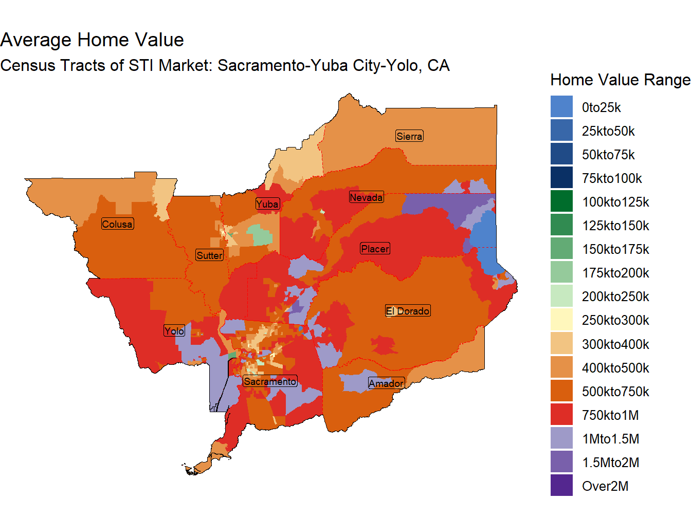 Home Value Thematic