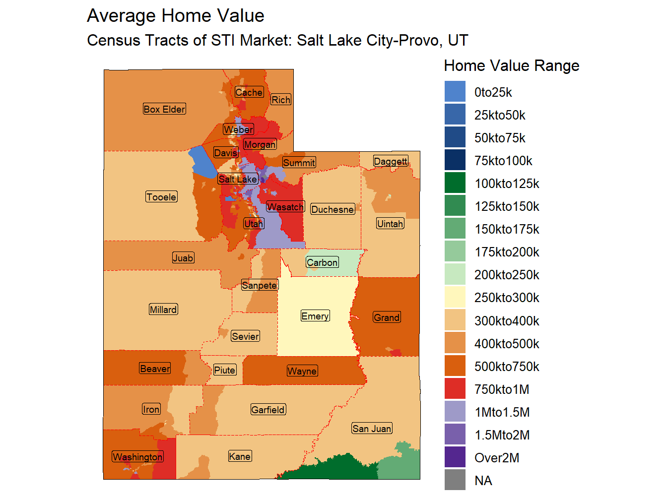 Home Value Thematic