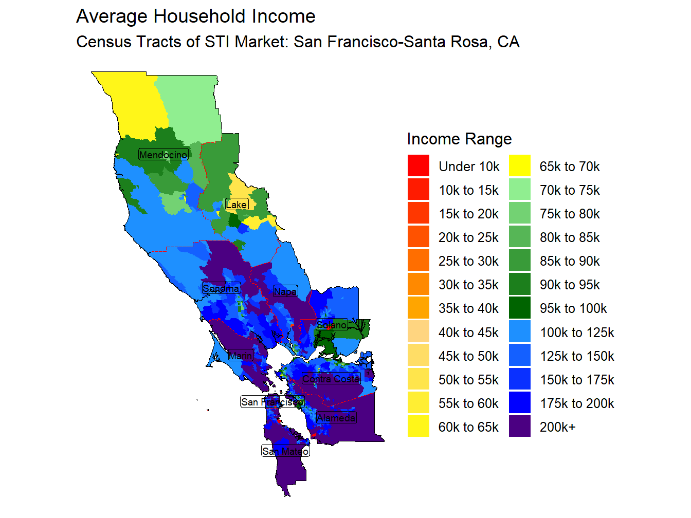 Household Income Thematic