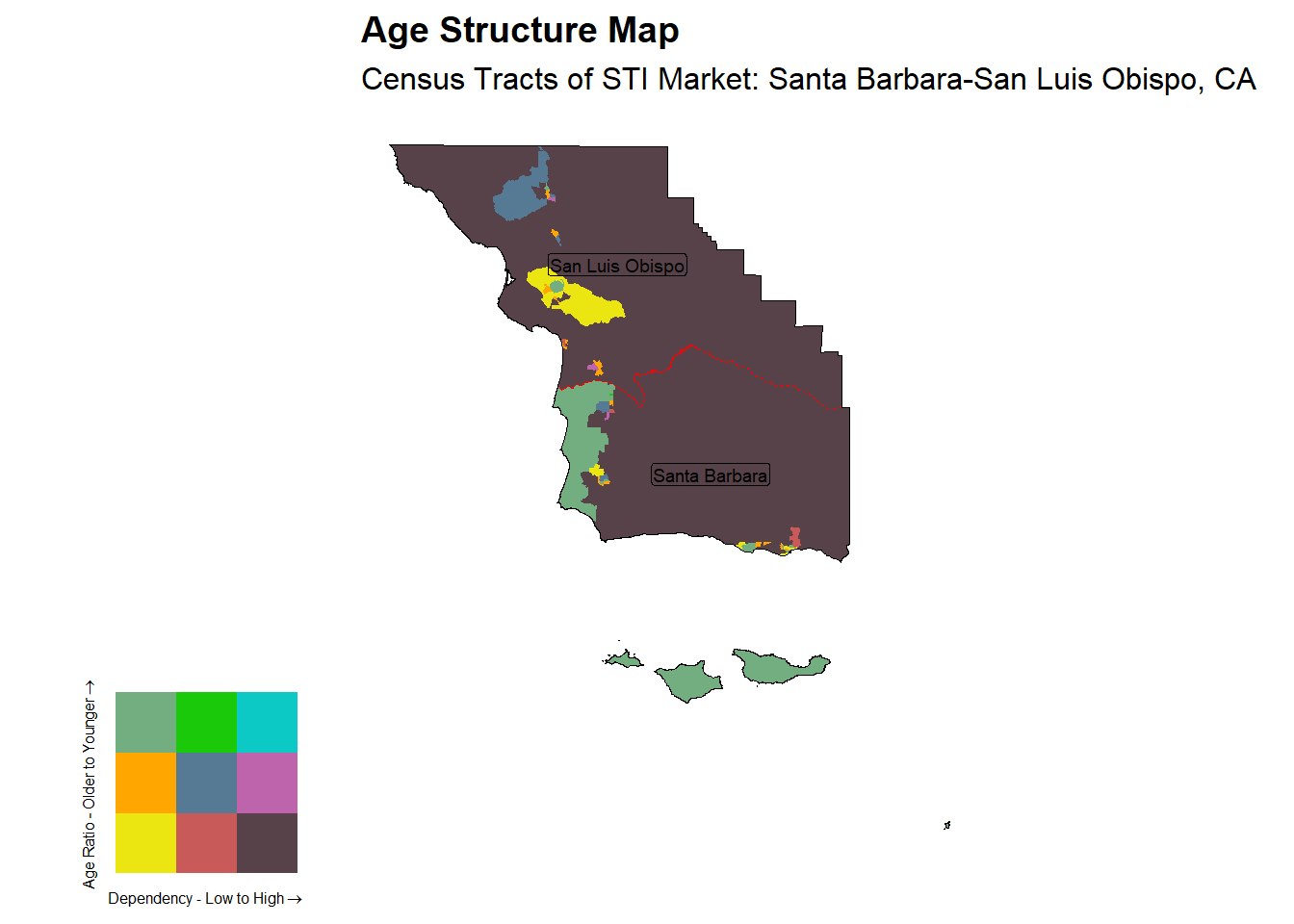 Age Structure Class by Census Tract