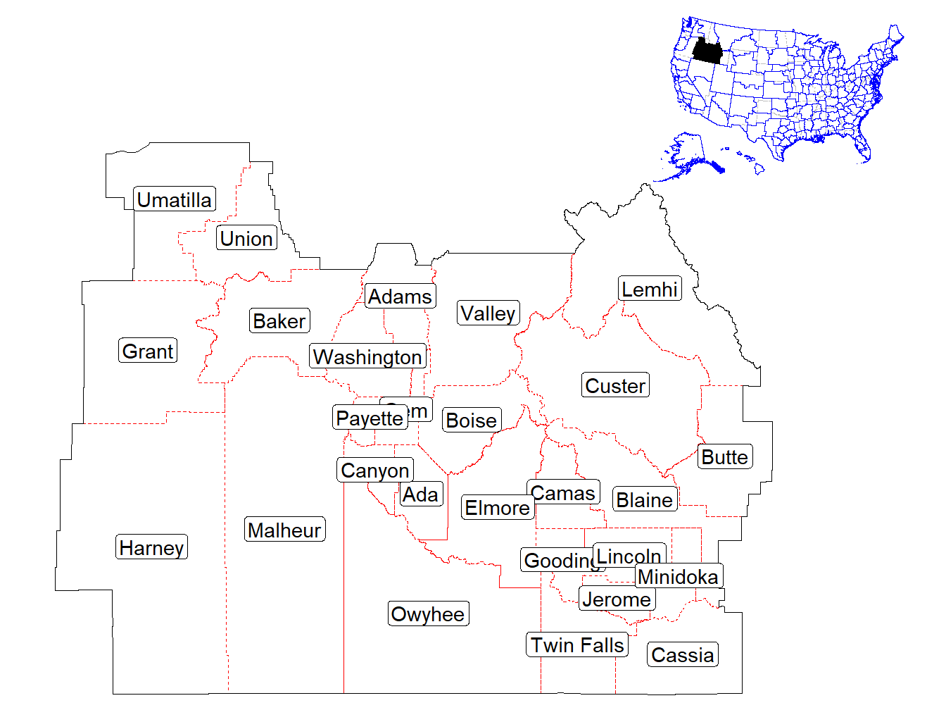 Counties in the Market