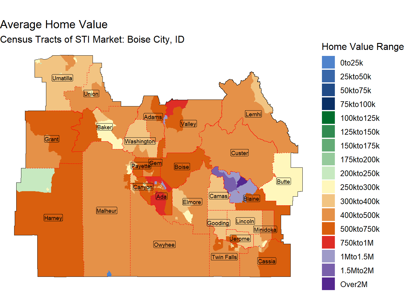 Home Value Thematic