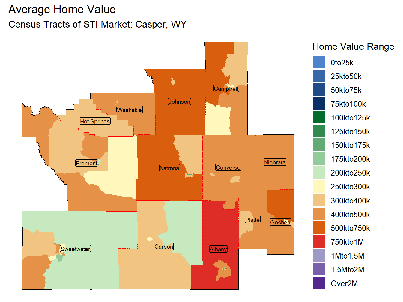 Home Value Thematic