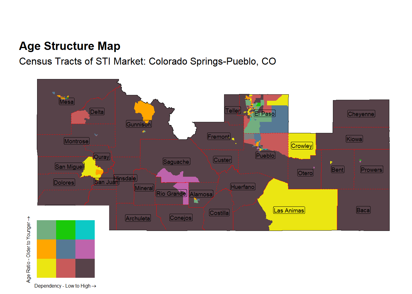 Age Structure Class by Census Tract