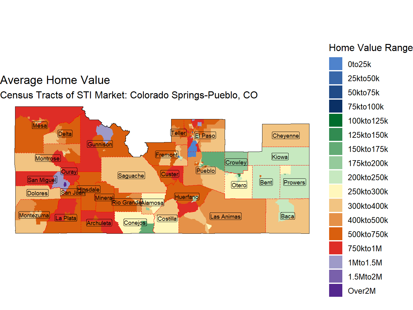 Home Value Thematic