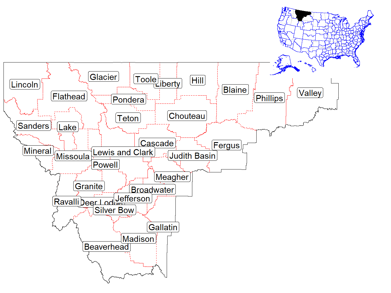 Counties in the Market