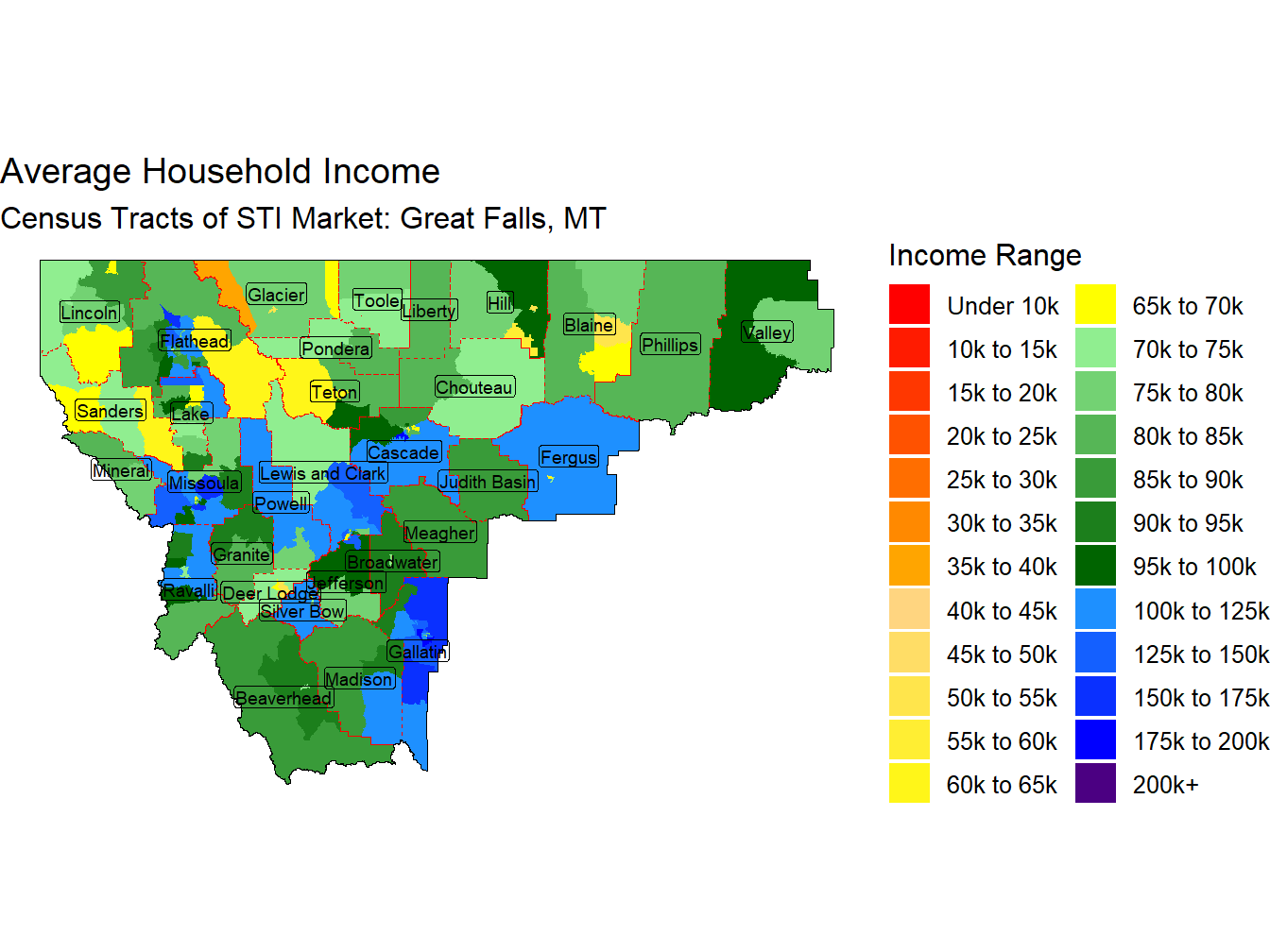 Household Income Thematic