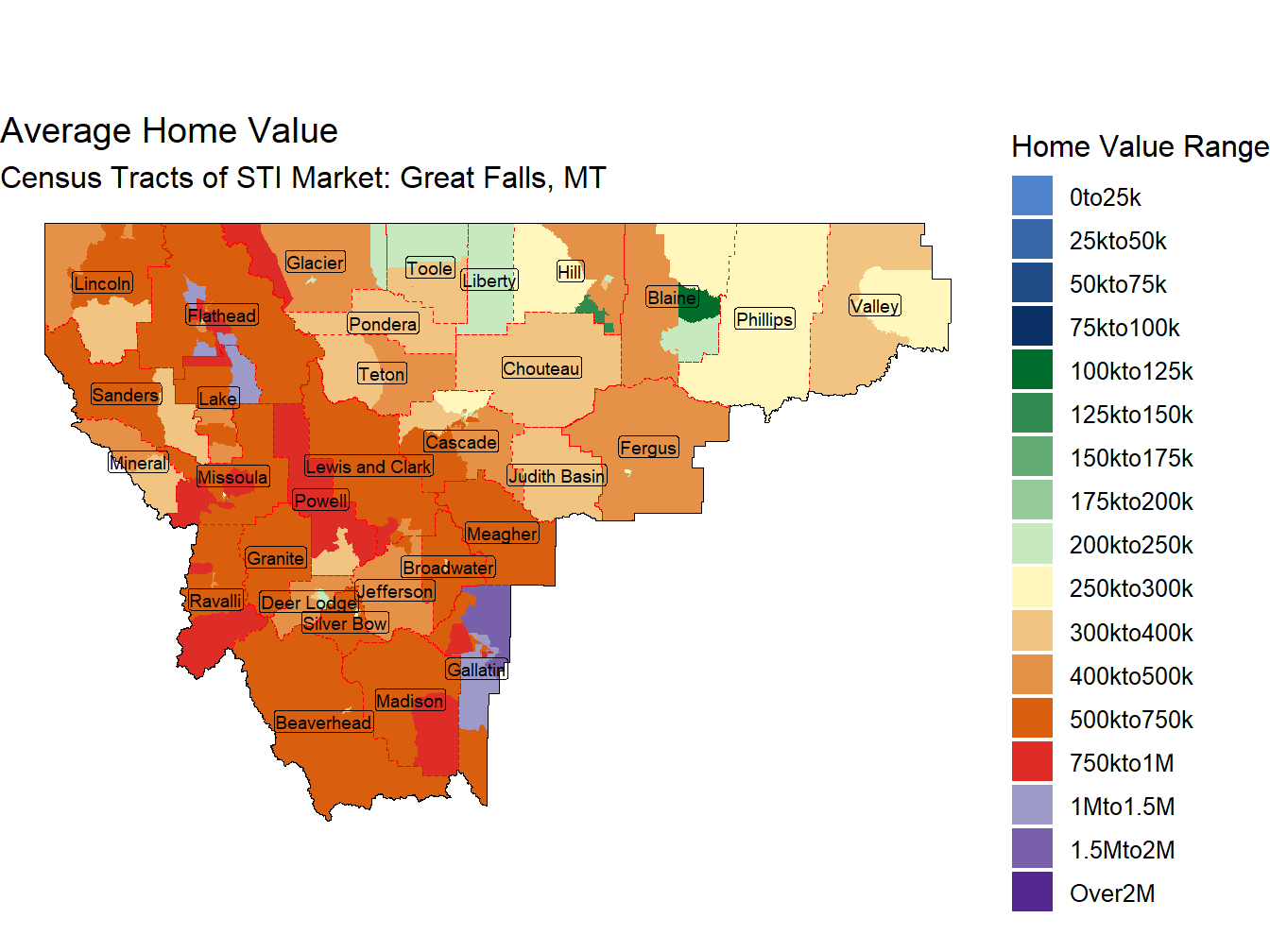 Home Value Thematic