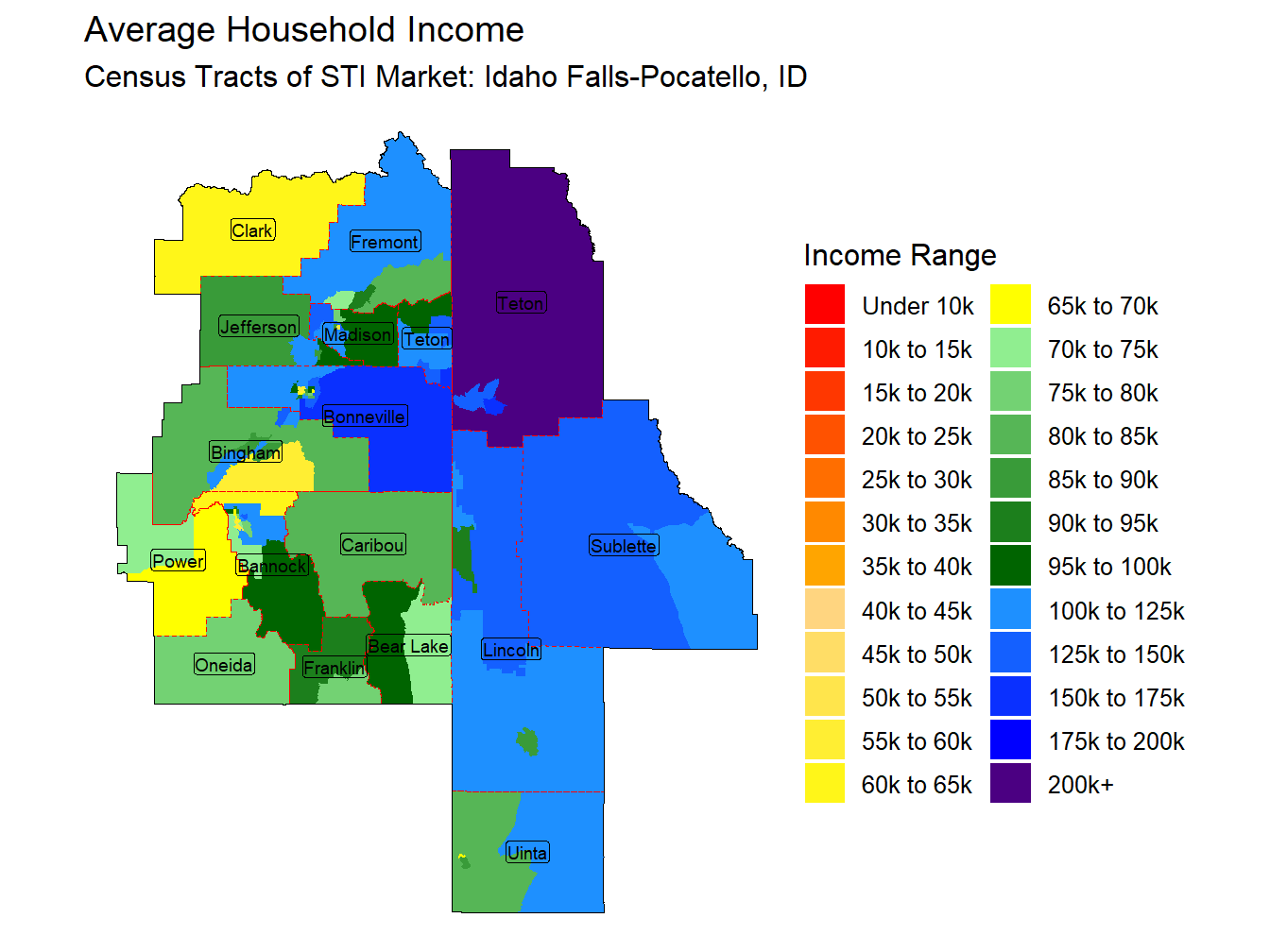 Household Income Thematic