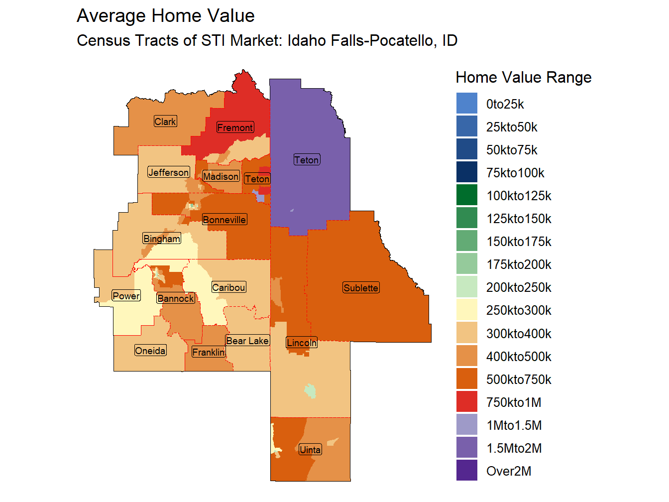 Home Value Thematic