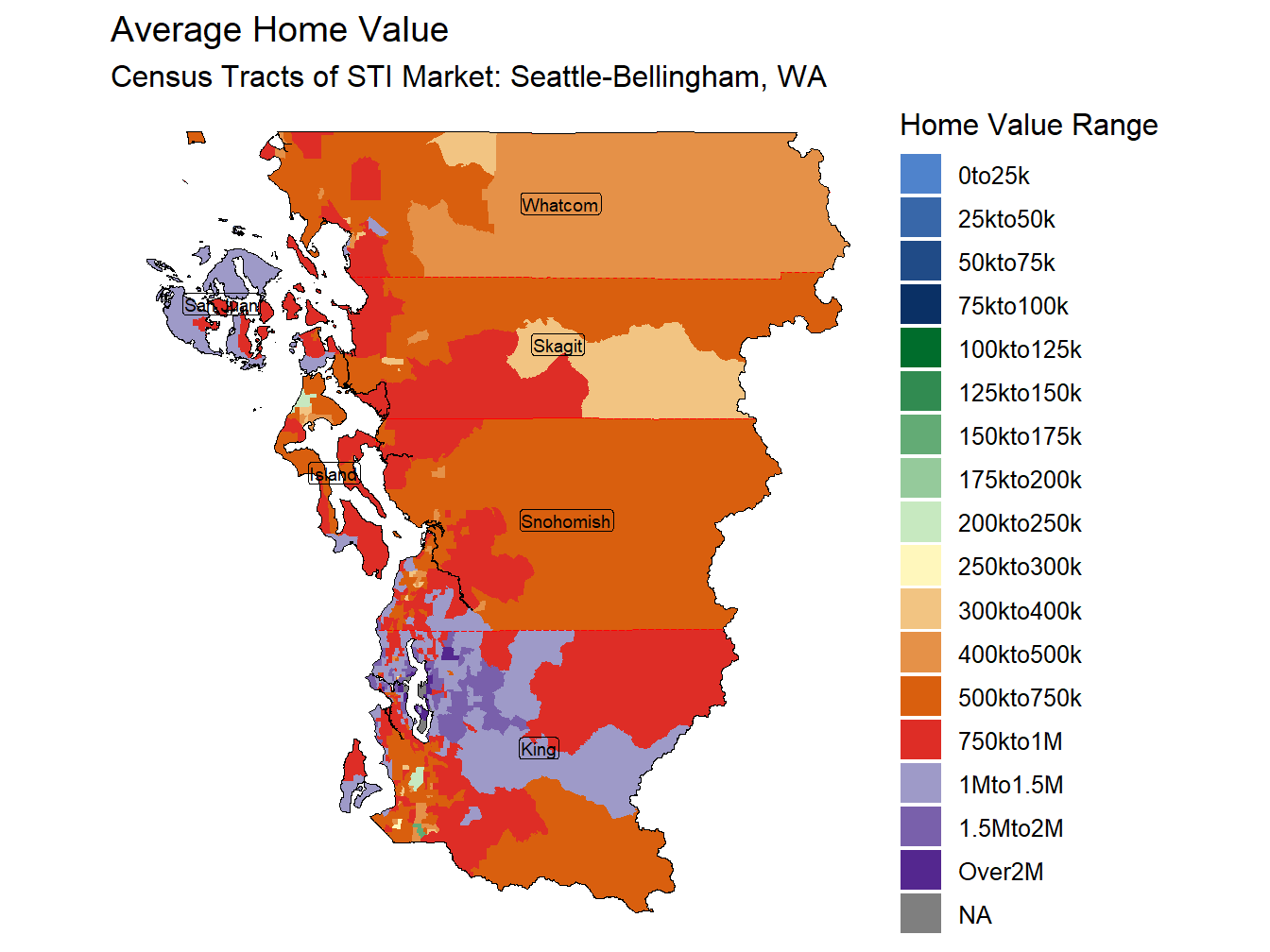 Home Value Thematic
