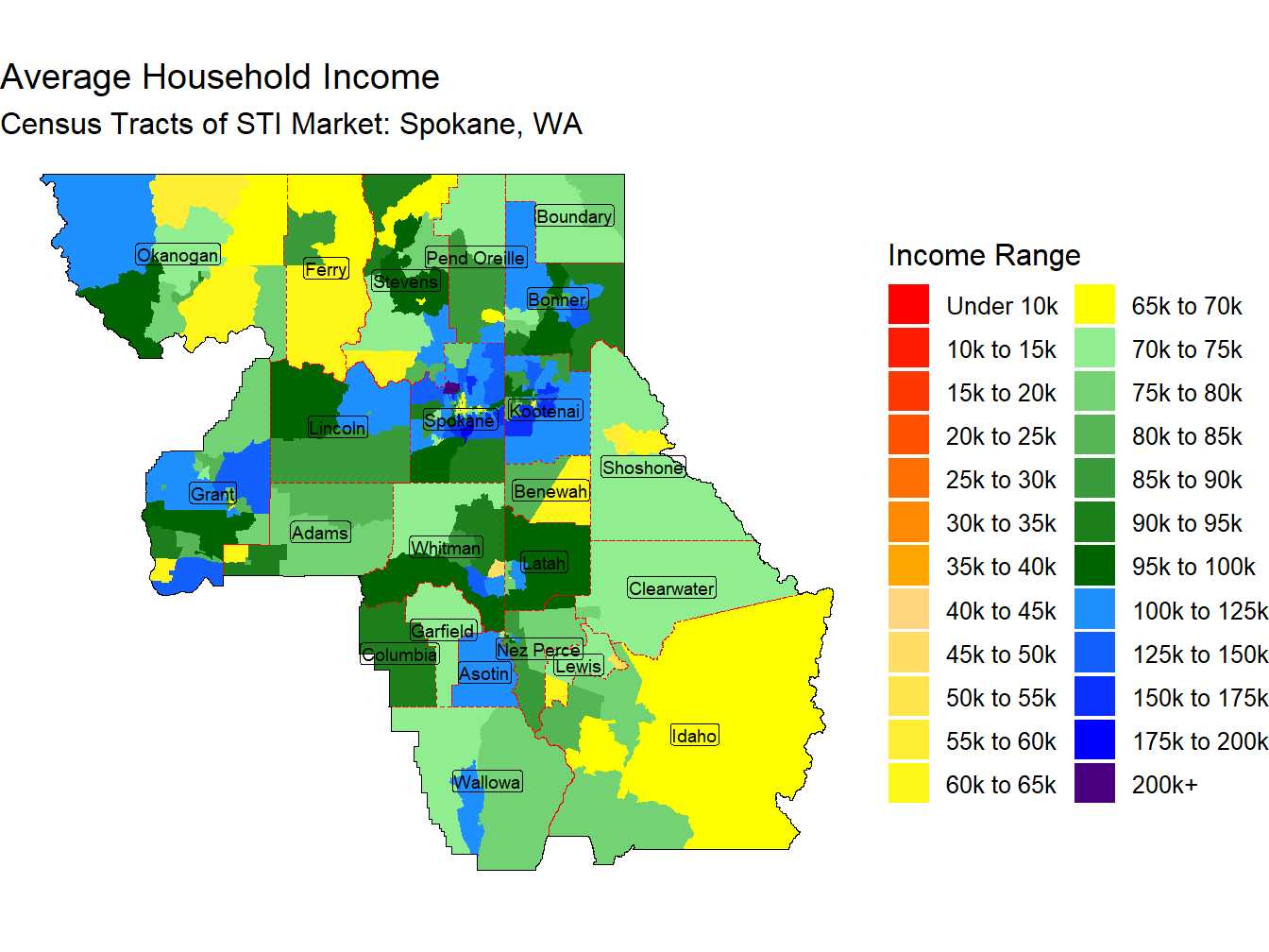 Household Income Thematic