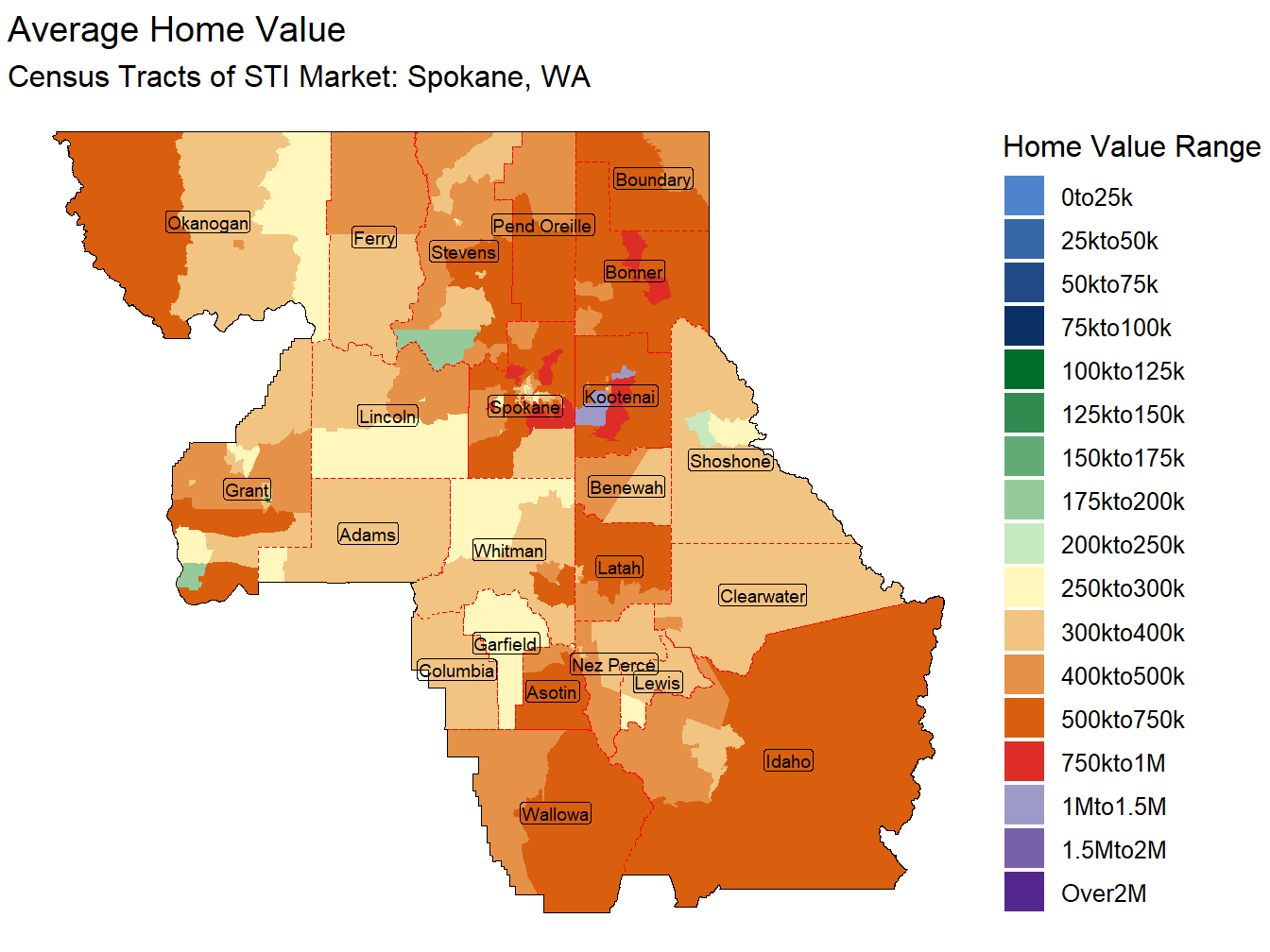Home Value Thematic