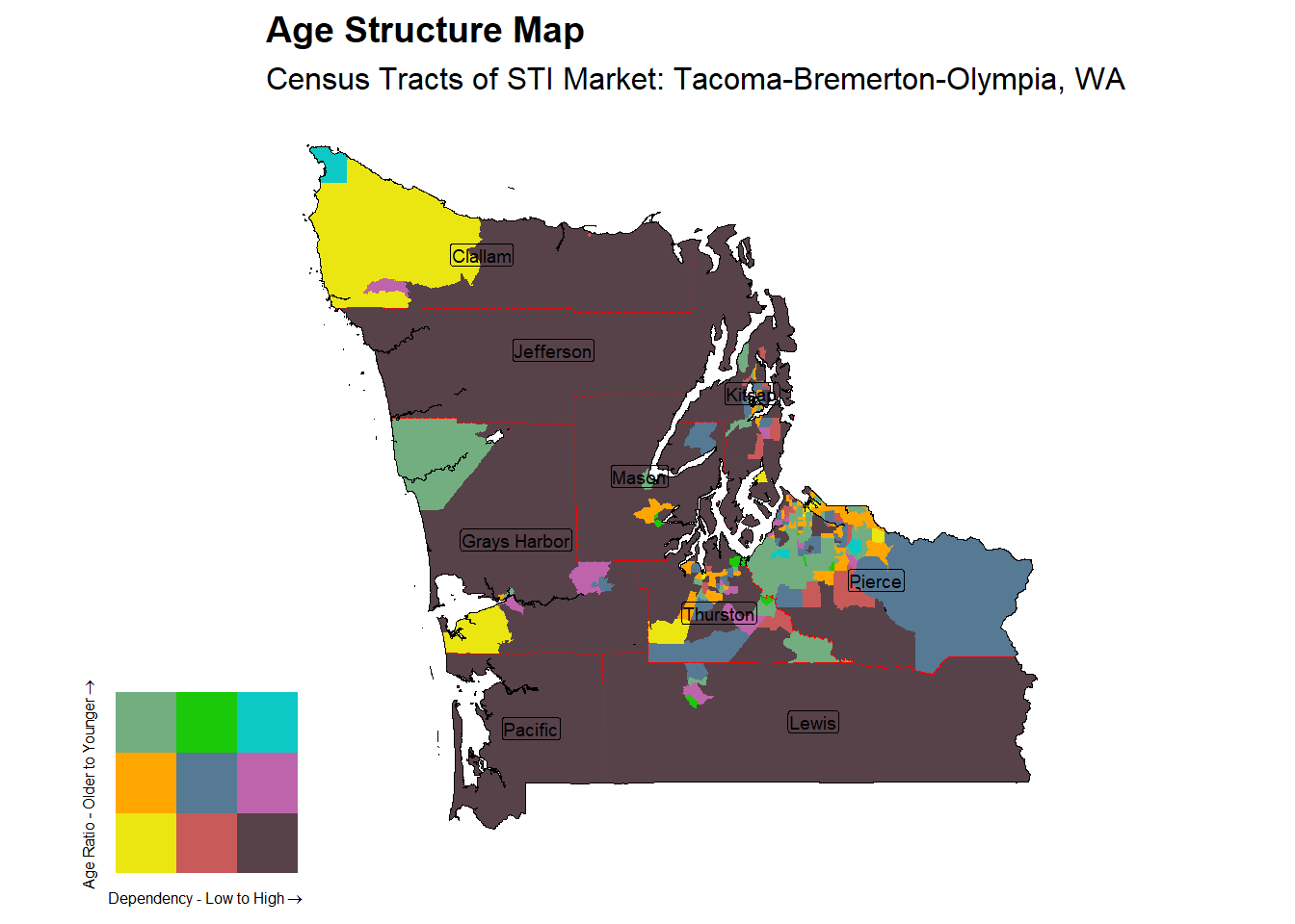 Age Structure Class by Census Tract