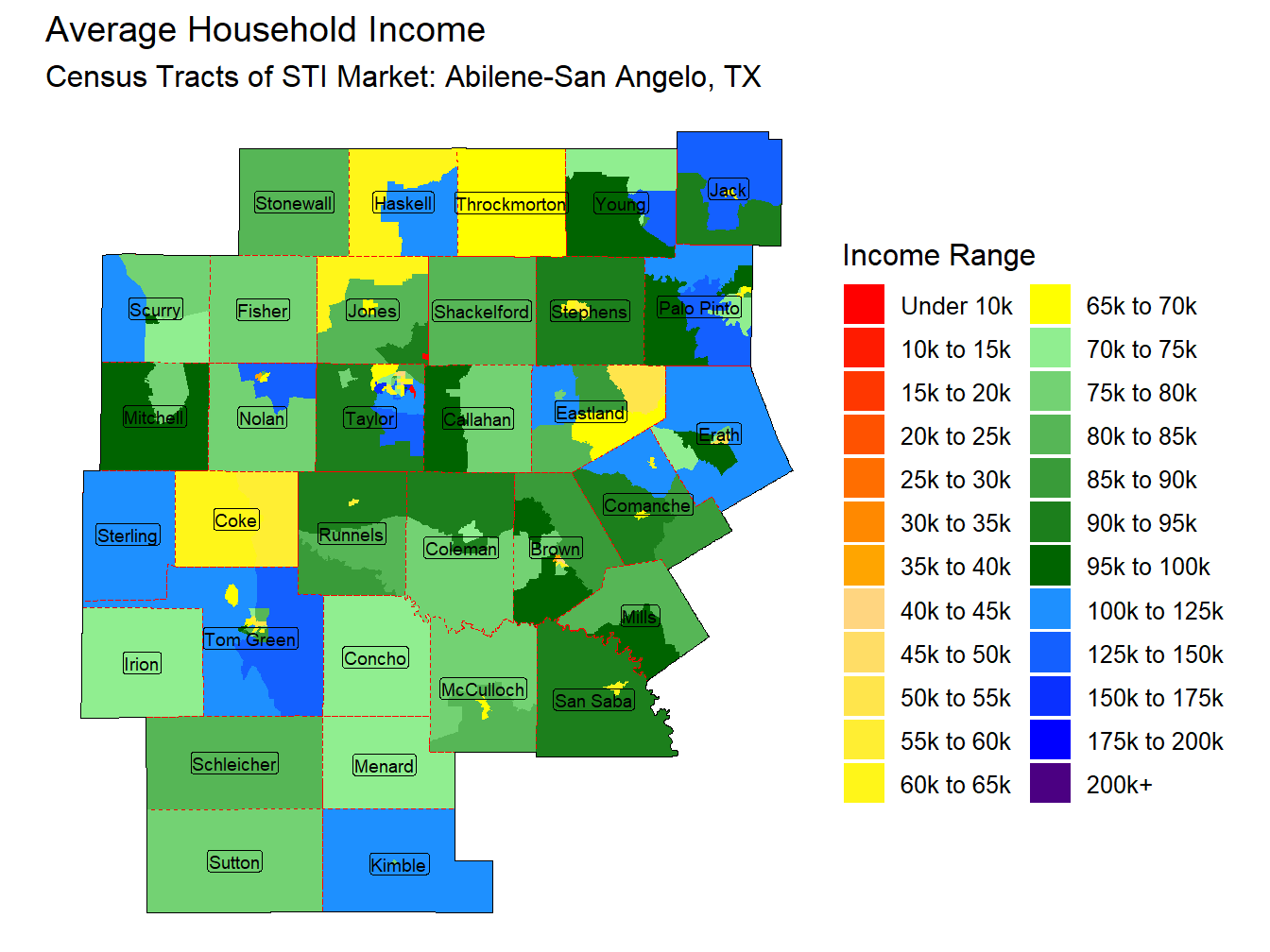 Household Income Thematic