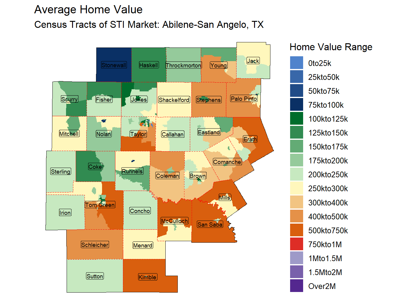 Home Value Thematic