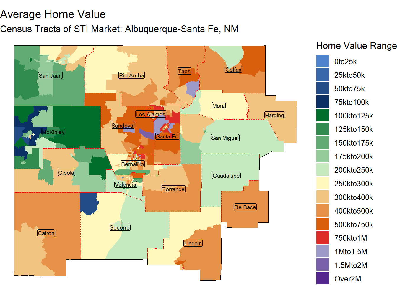 Home Value Thematic