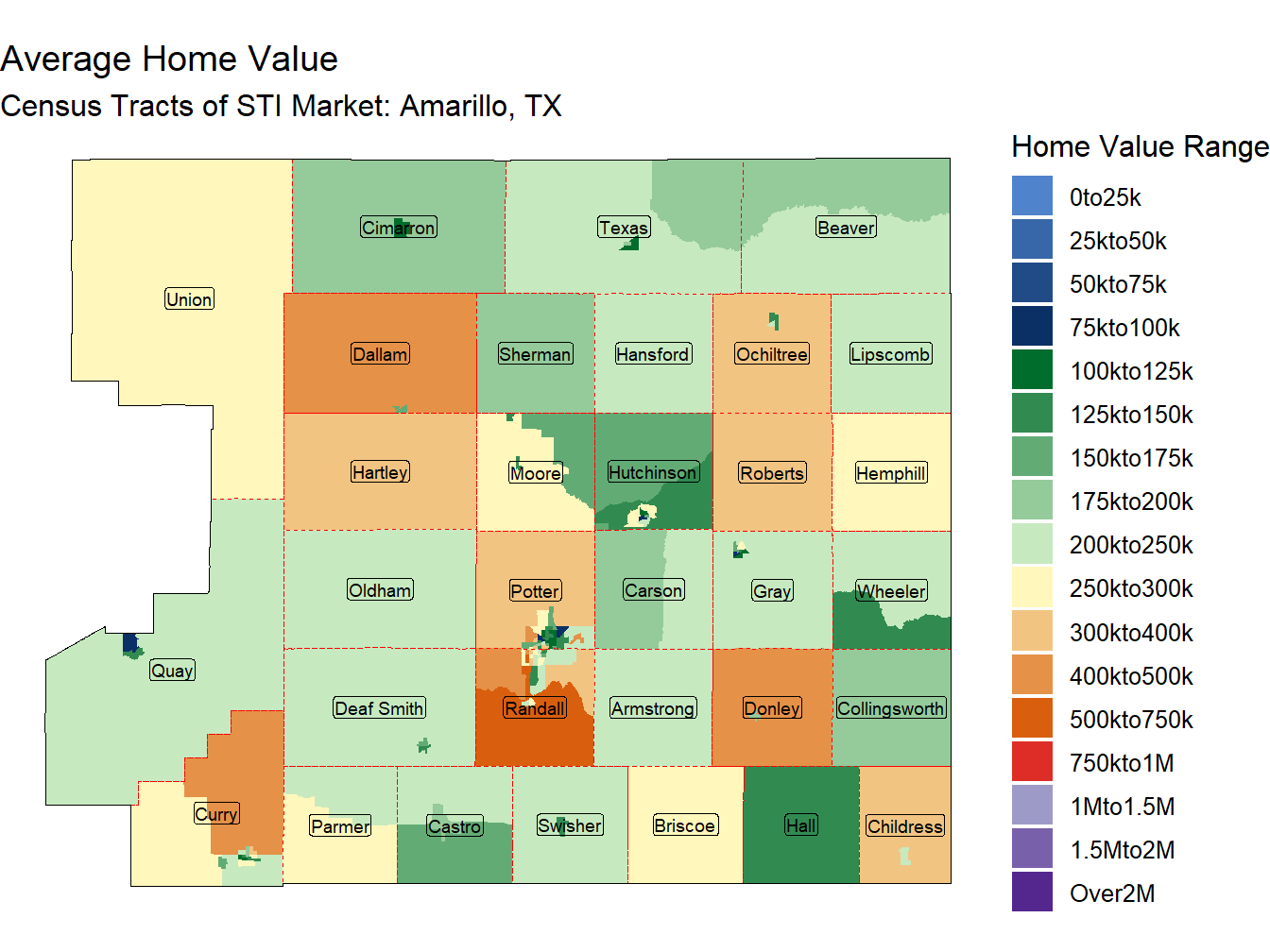 Home Value Thematic