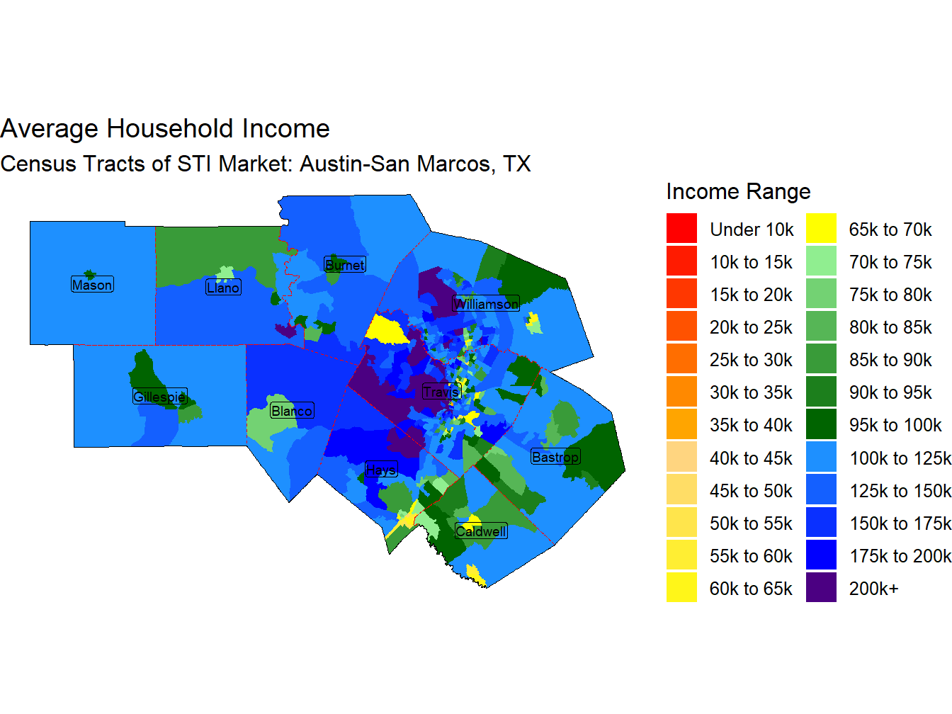 Household Income Thematic