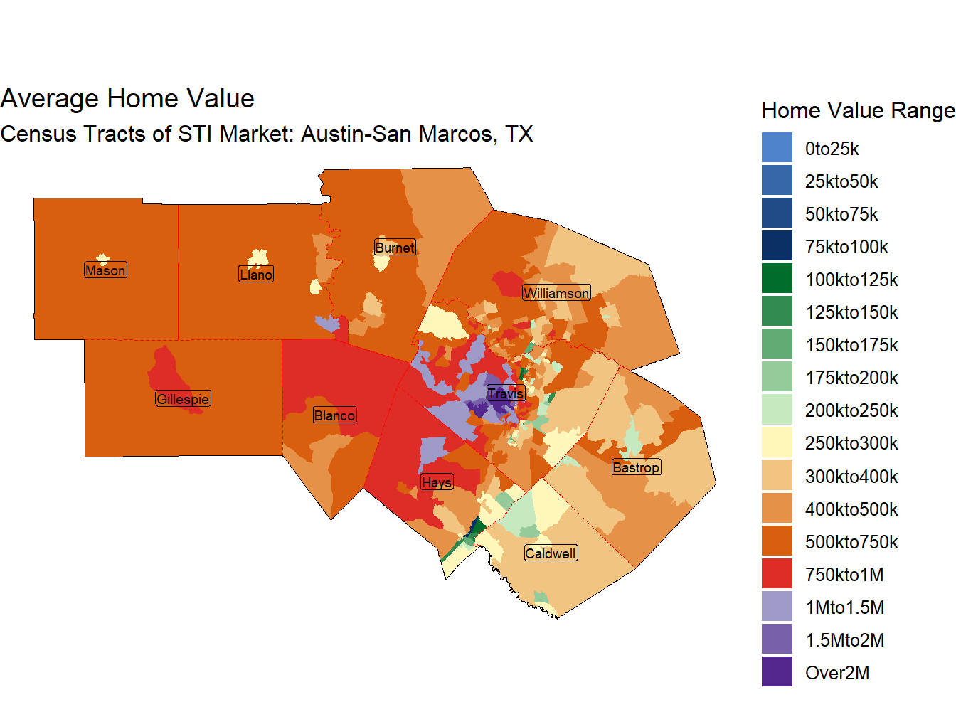 Home Value Thematic