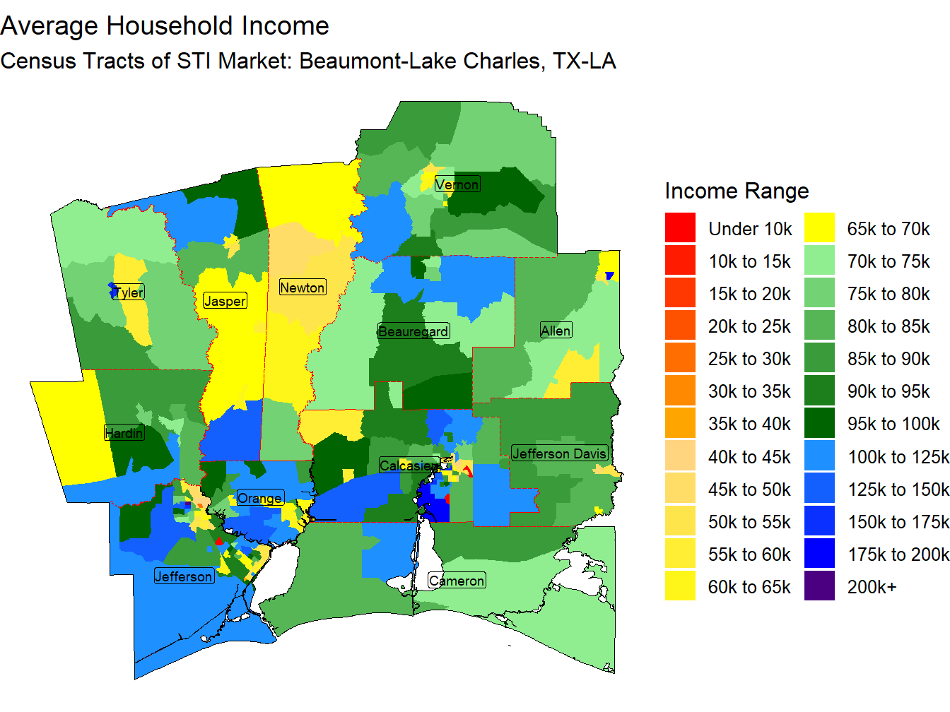 Household Income Thematic