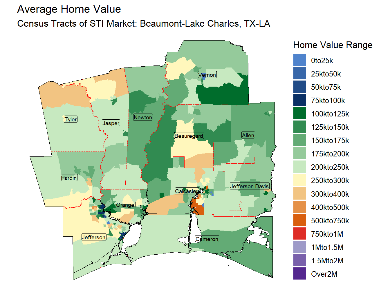 Home Value Thematic
