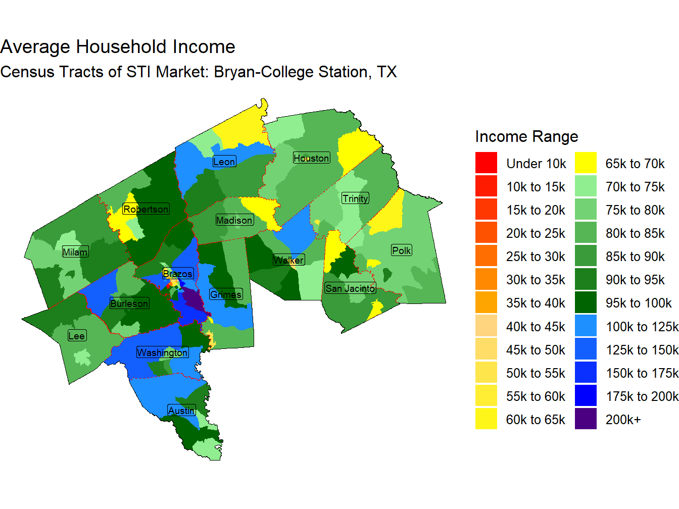 Household Income Thematic