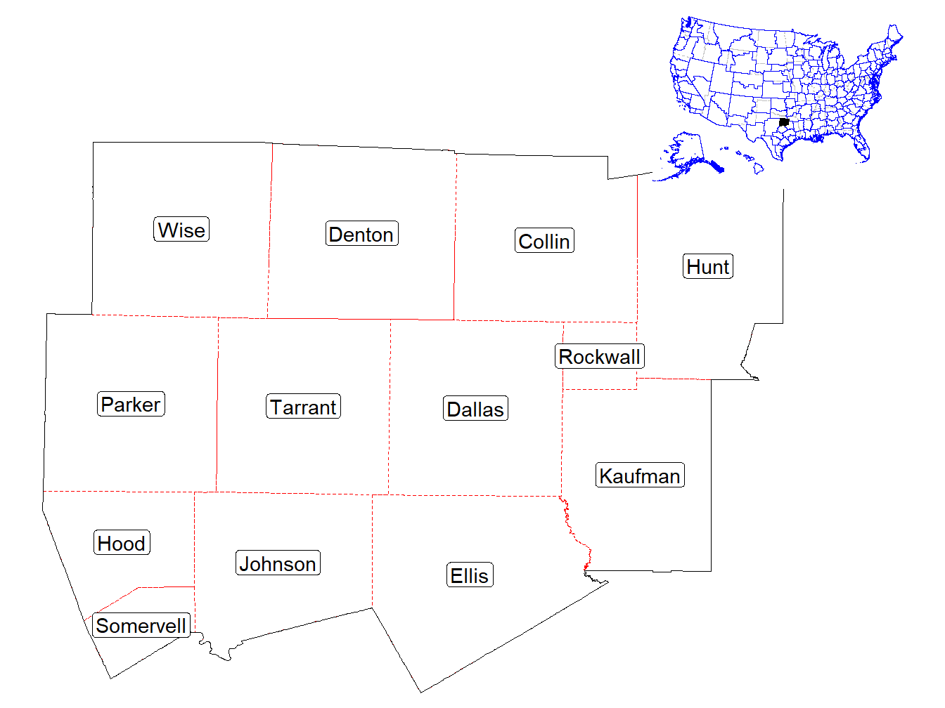Counties in the Market