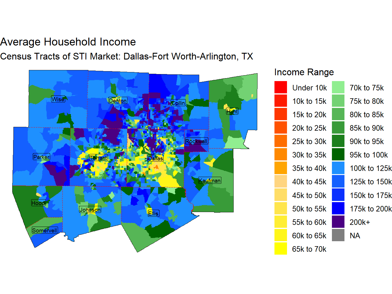 Household Income Thematic