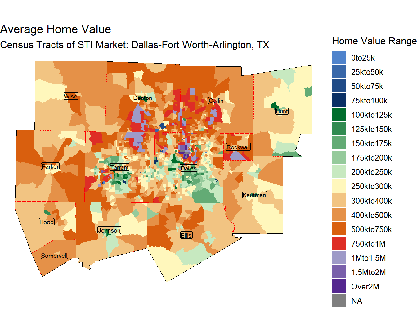 Home Value Thematic