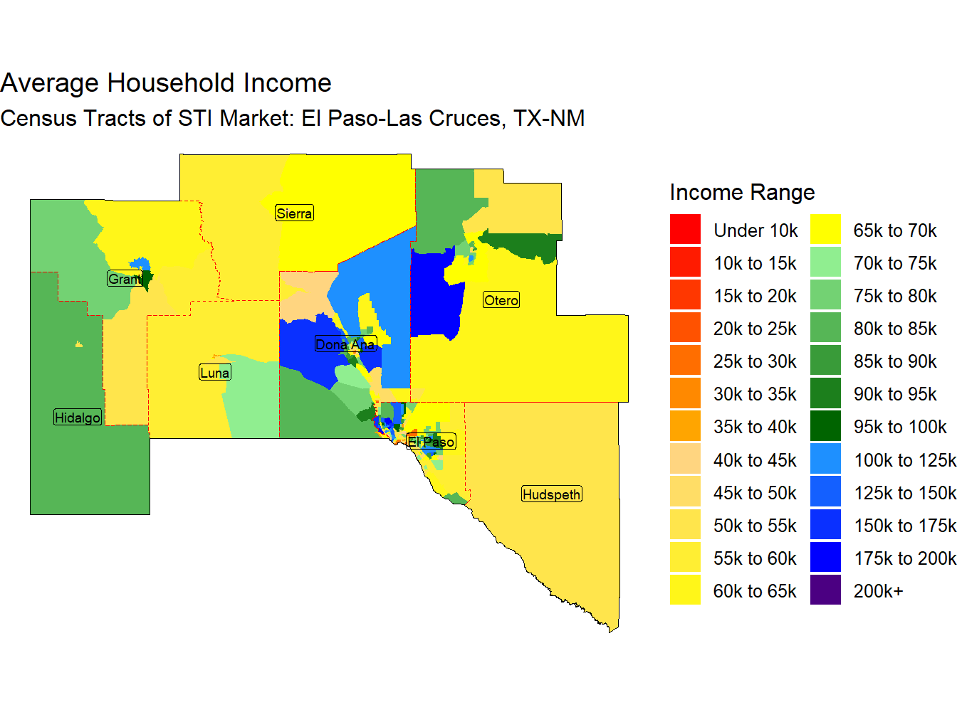 Household Income Thematic