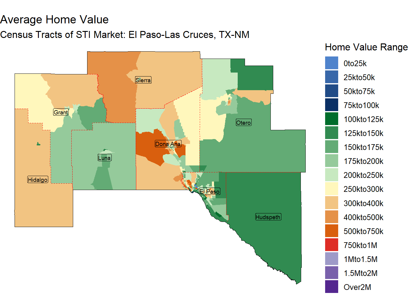 Home Value Thematic