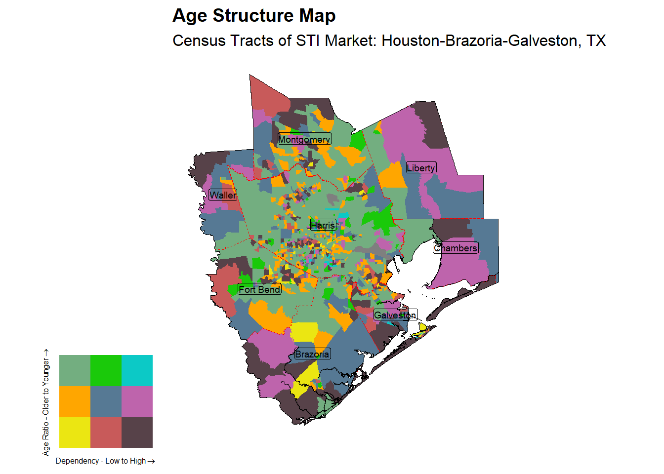 Age Structure Class by Census Tract